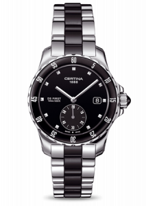 Certina DS First Lady Ceramic Black Bracelet